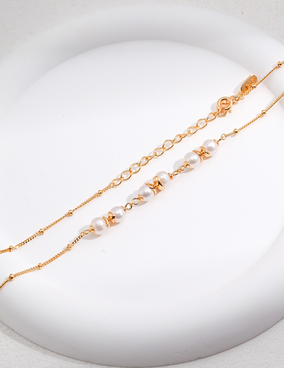 Freshwater Pearl Beads Spacer Necklace