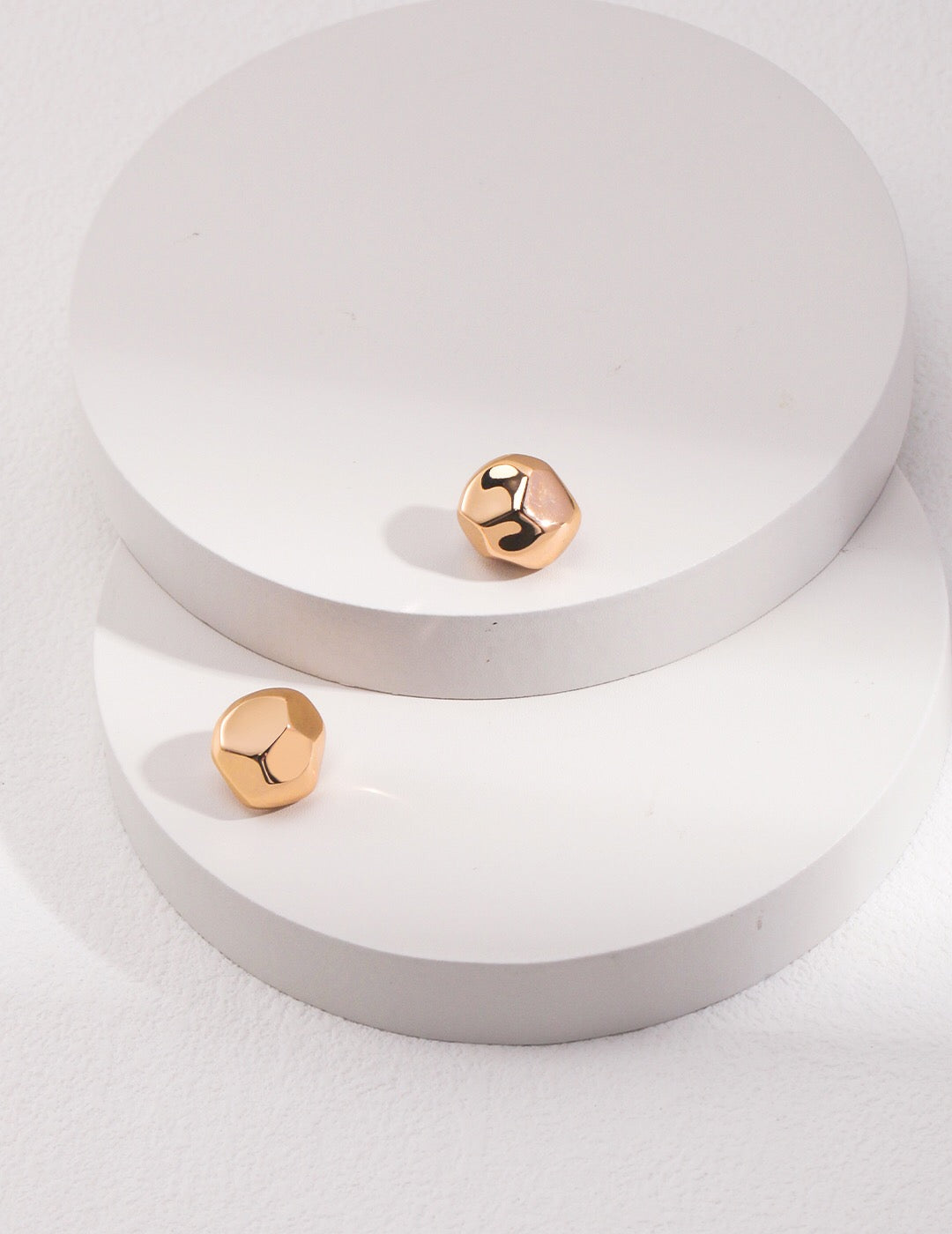 Bold Geometric Stud Earrings