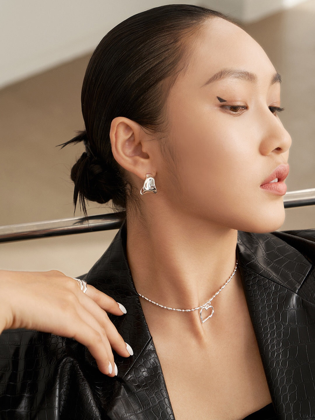 Irregular Concave Convex Earrings