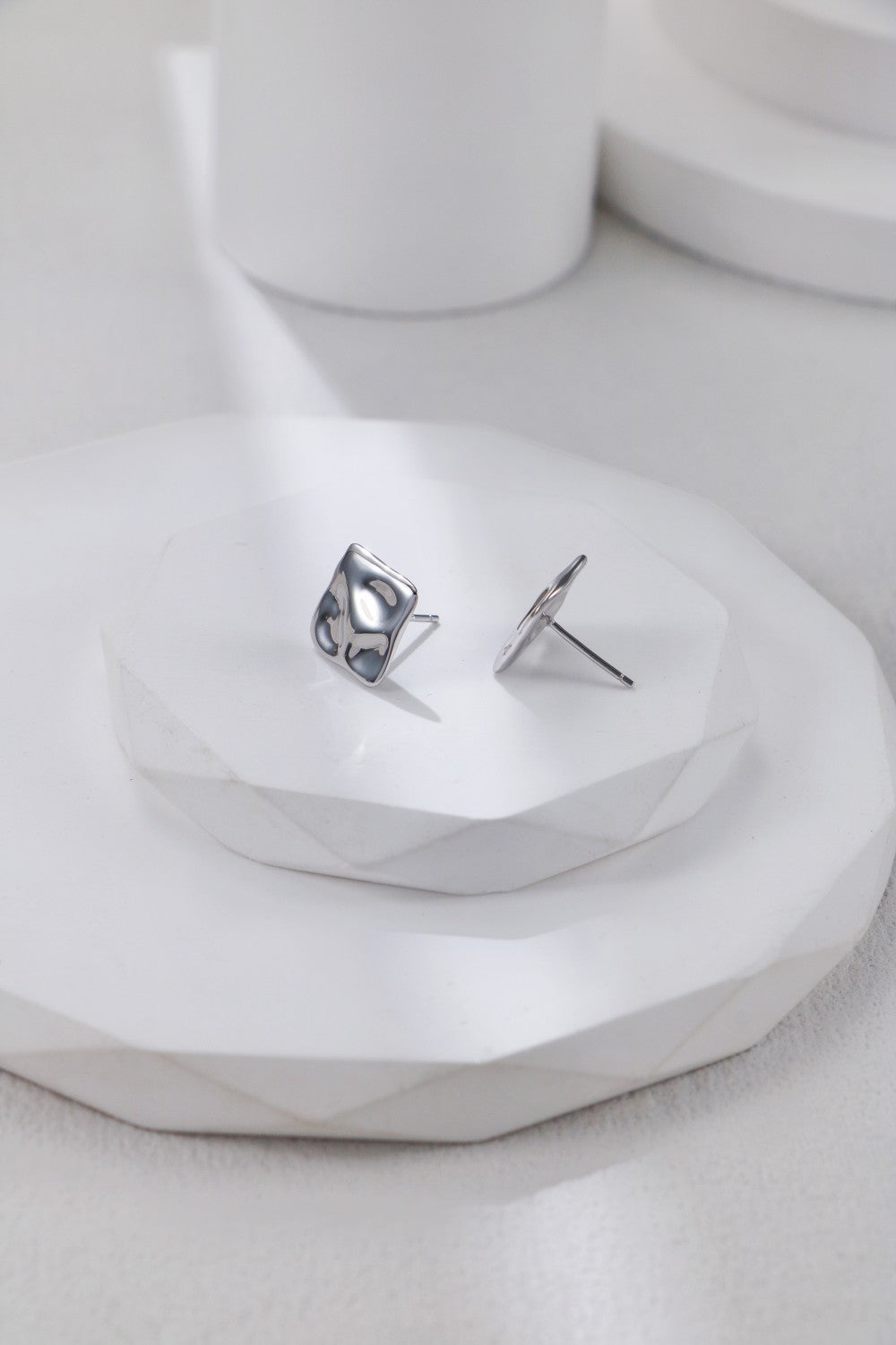 Square Textured Stud