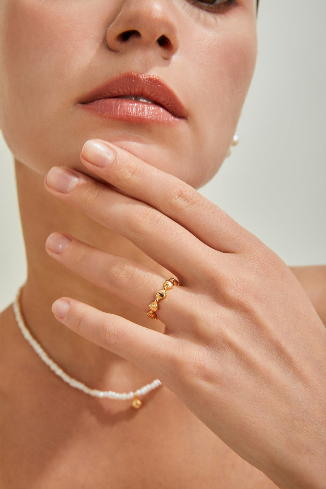 Small Shell Open Ring