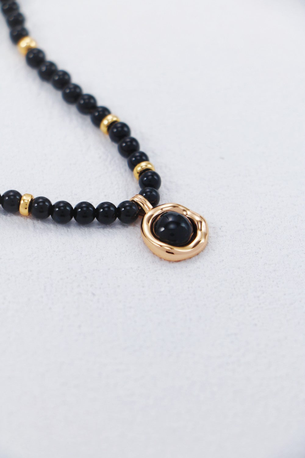 Black Onyx Pendant Necklace
