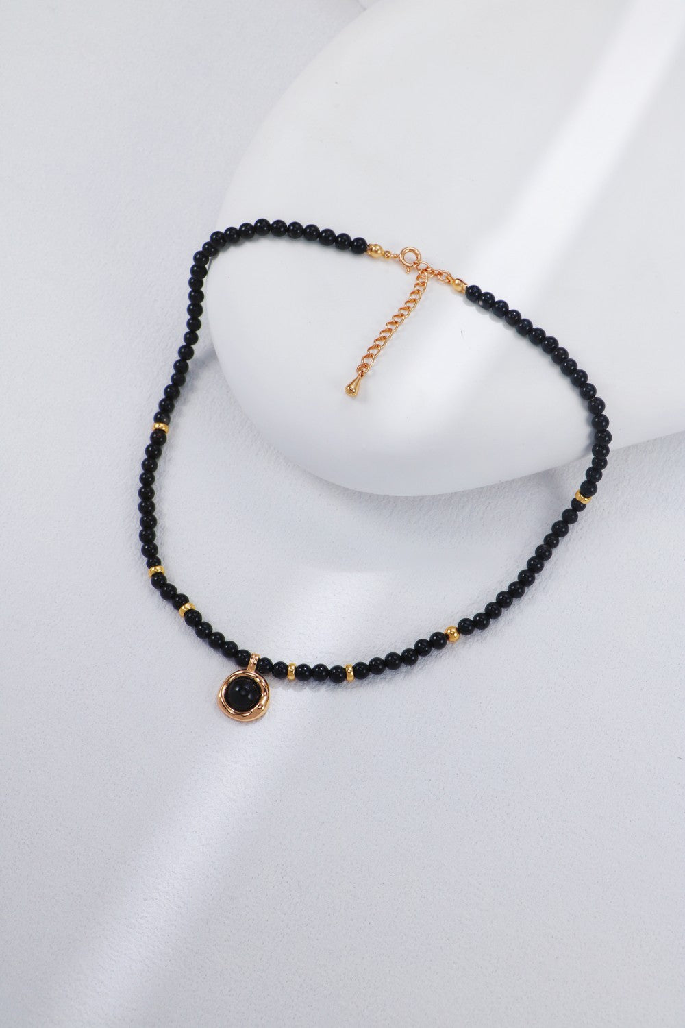 Black Onyx Pendant Necklace