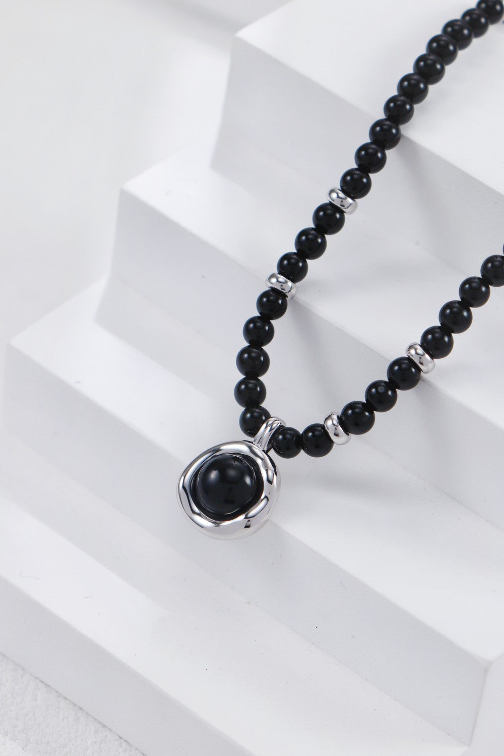 Black Onyx Pendant Necklace