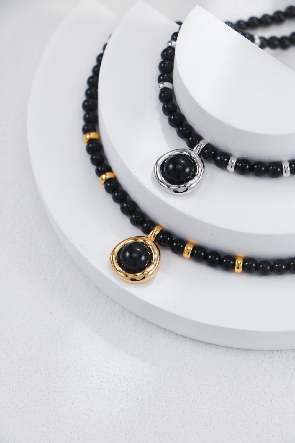 Black Onyx Pendant Necklace