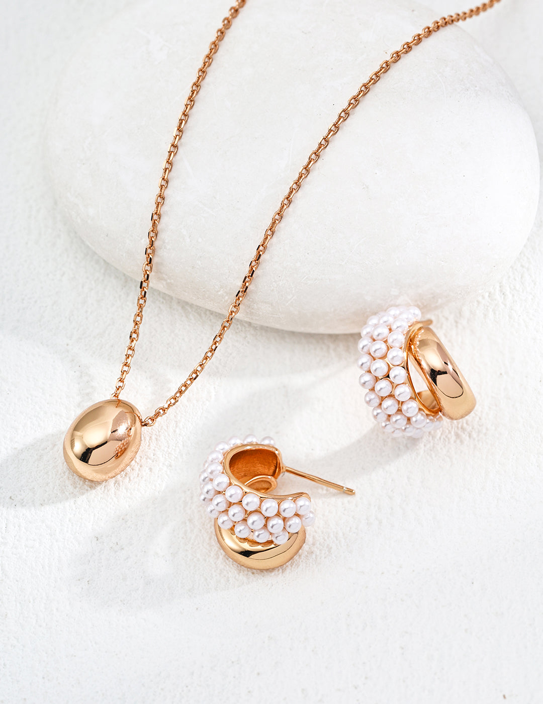 Imitation Pearl Earrings