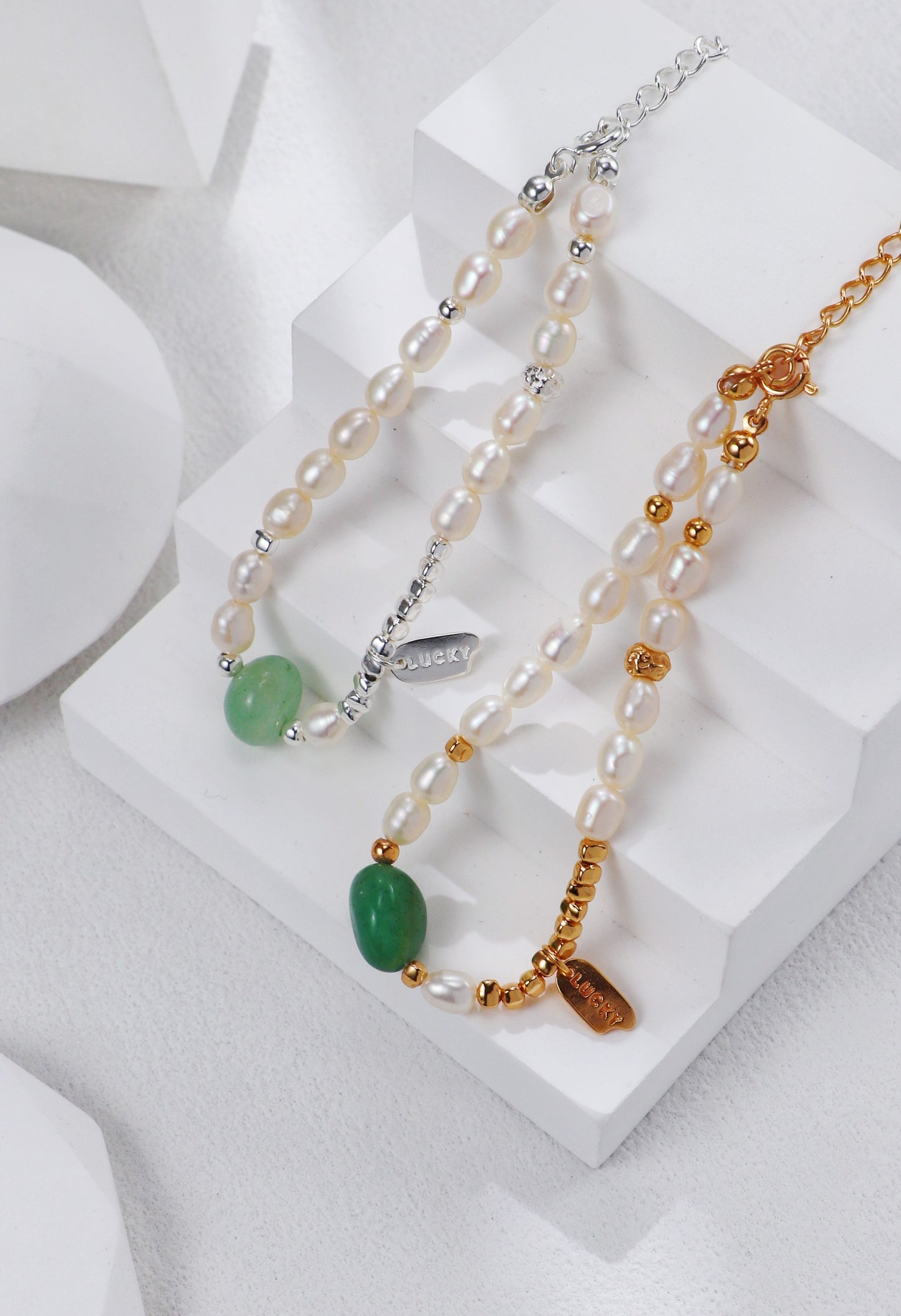 Dongling Jade Pearl Bracelet