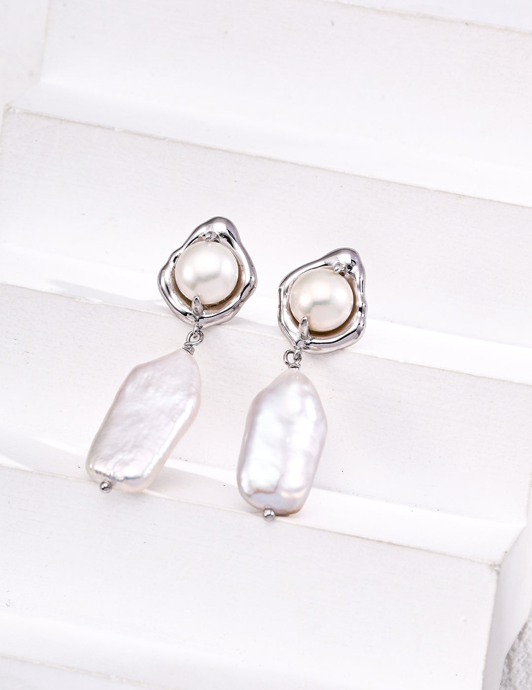 Classic Natural Pearl Earrings