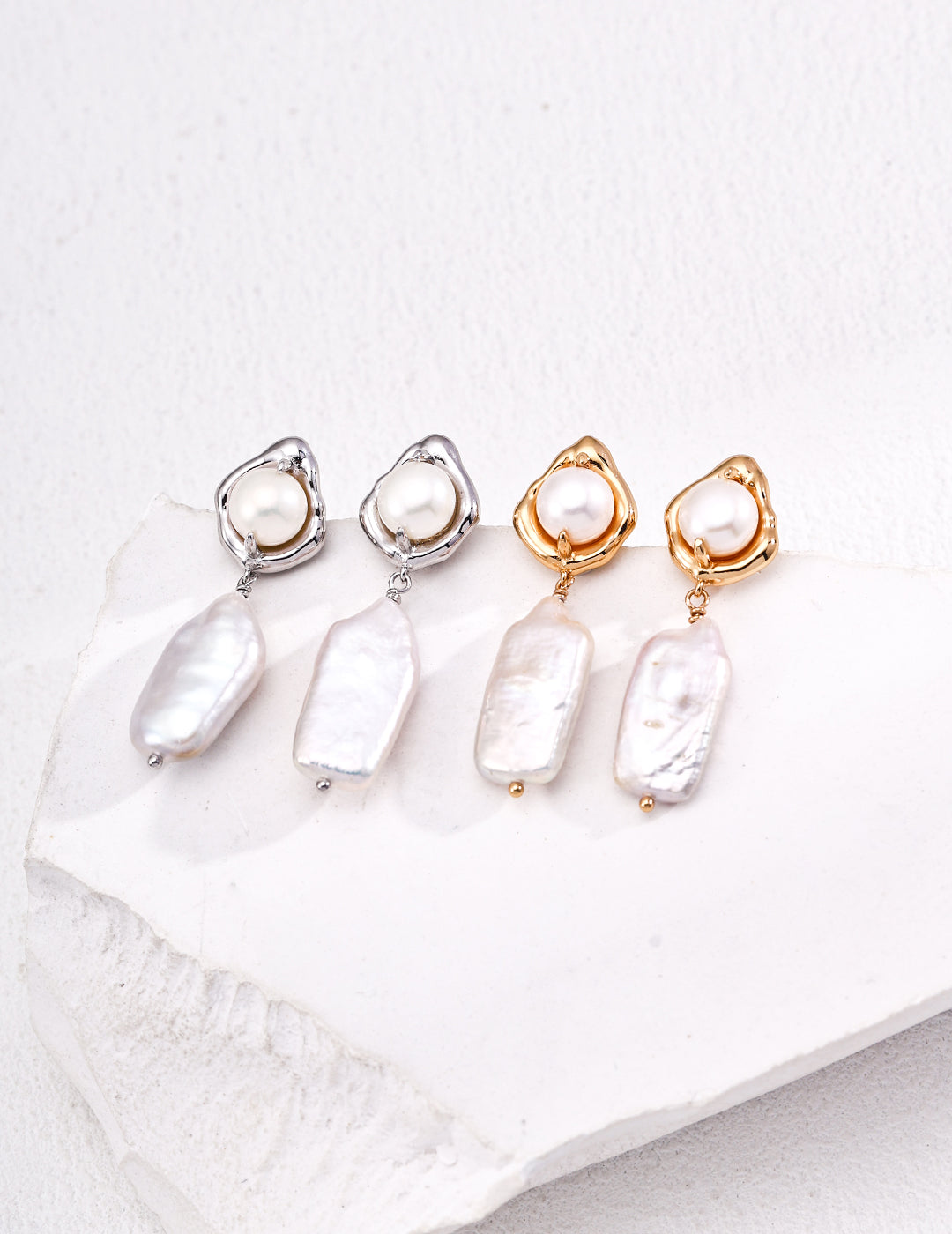 Classic Natural Pearl Earrings