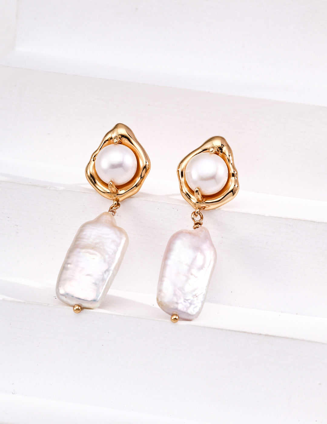 Classic Natural Pearl Earrings
