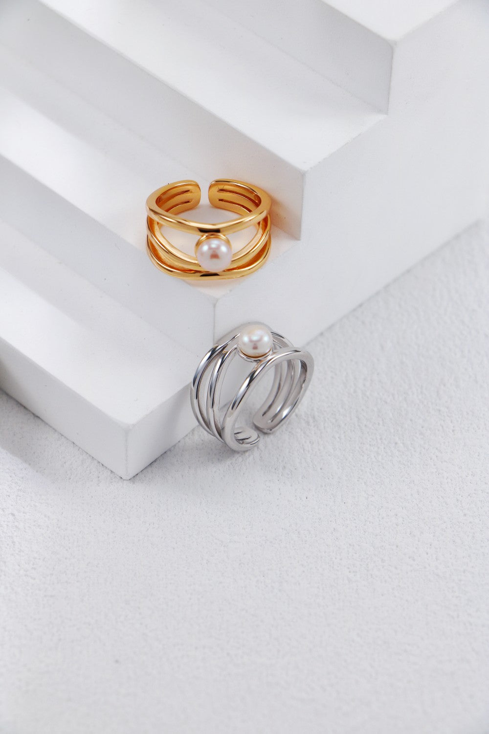 Minimalist Pearl Ring