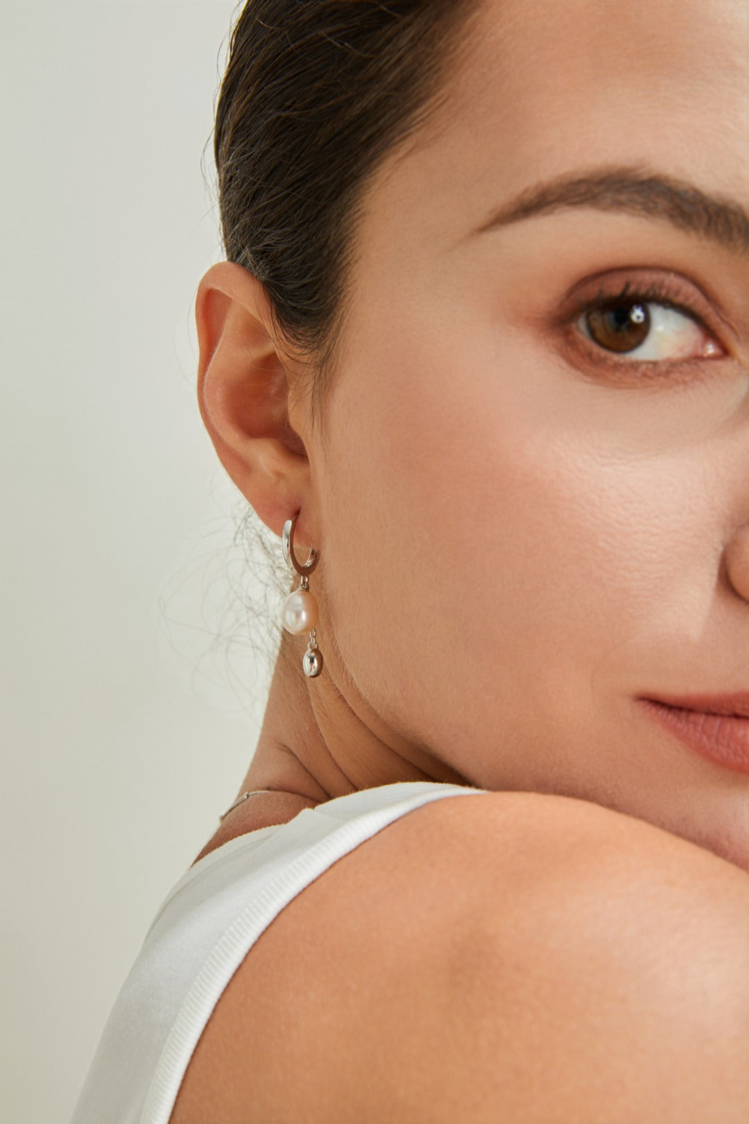 Simple Style Pearl Earrings