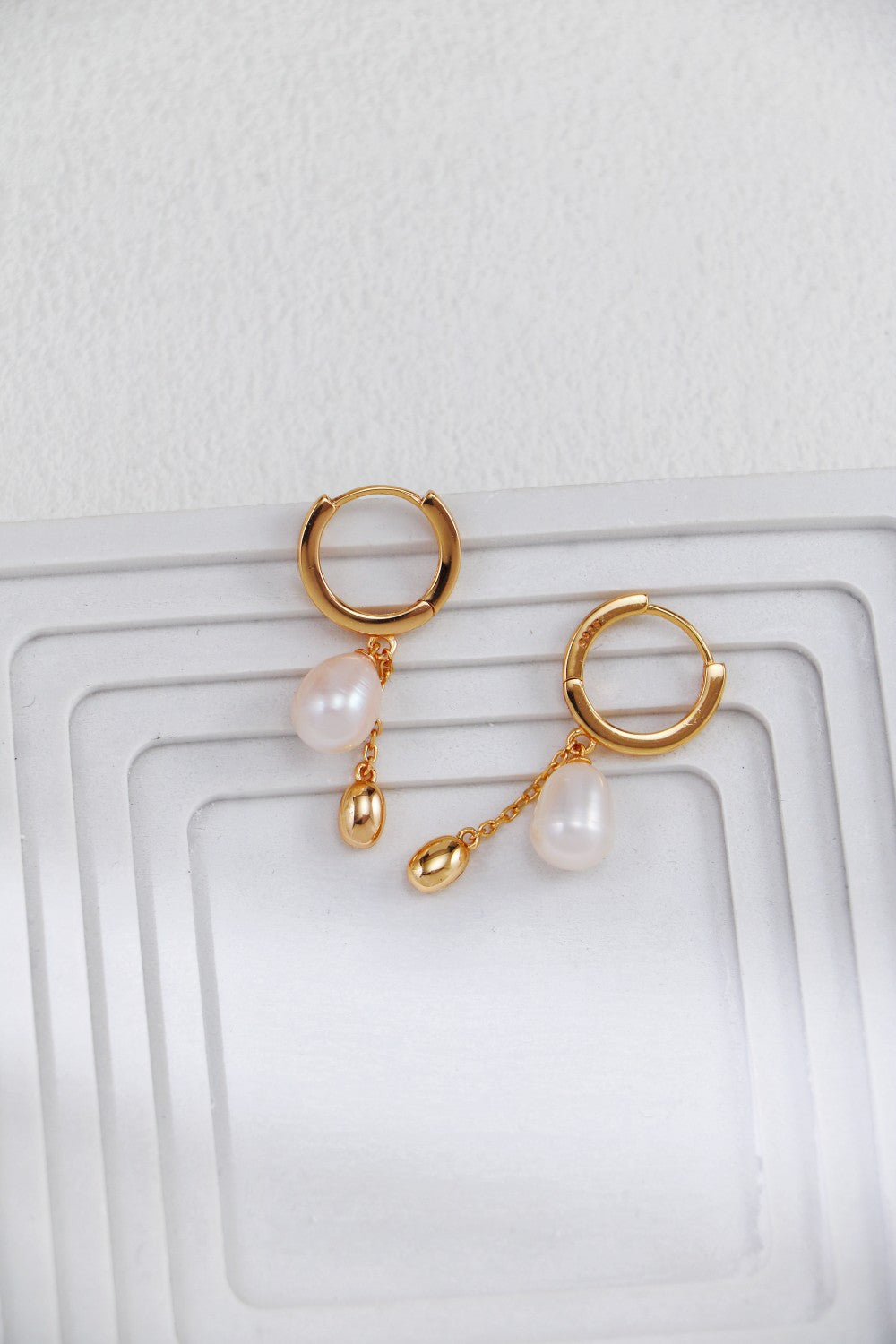 Simple Style Pearl Earrings