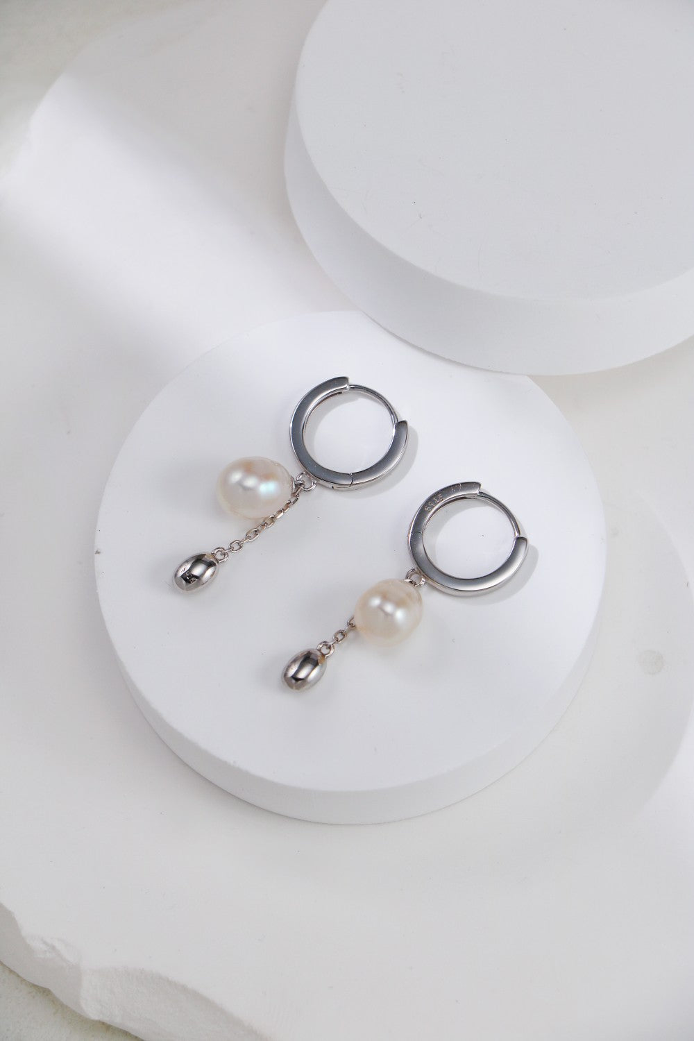 Simple Style Pearl Earrings