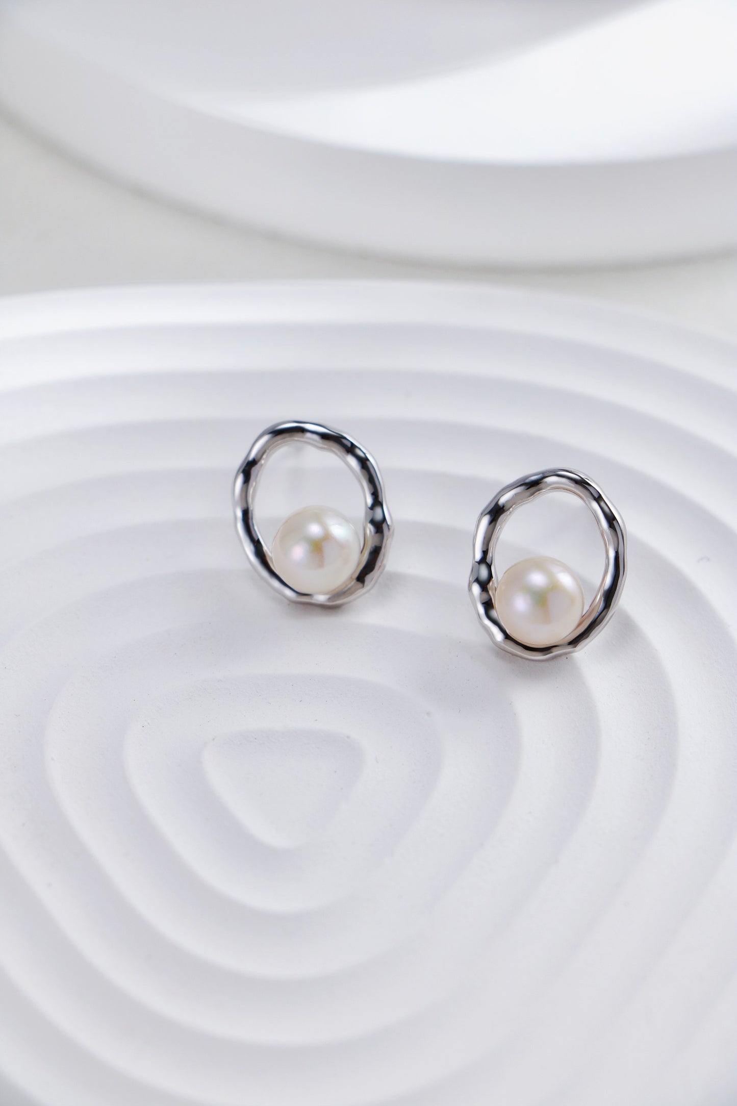 Minimalist Pearl Earrings