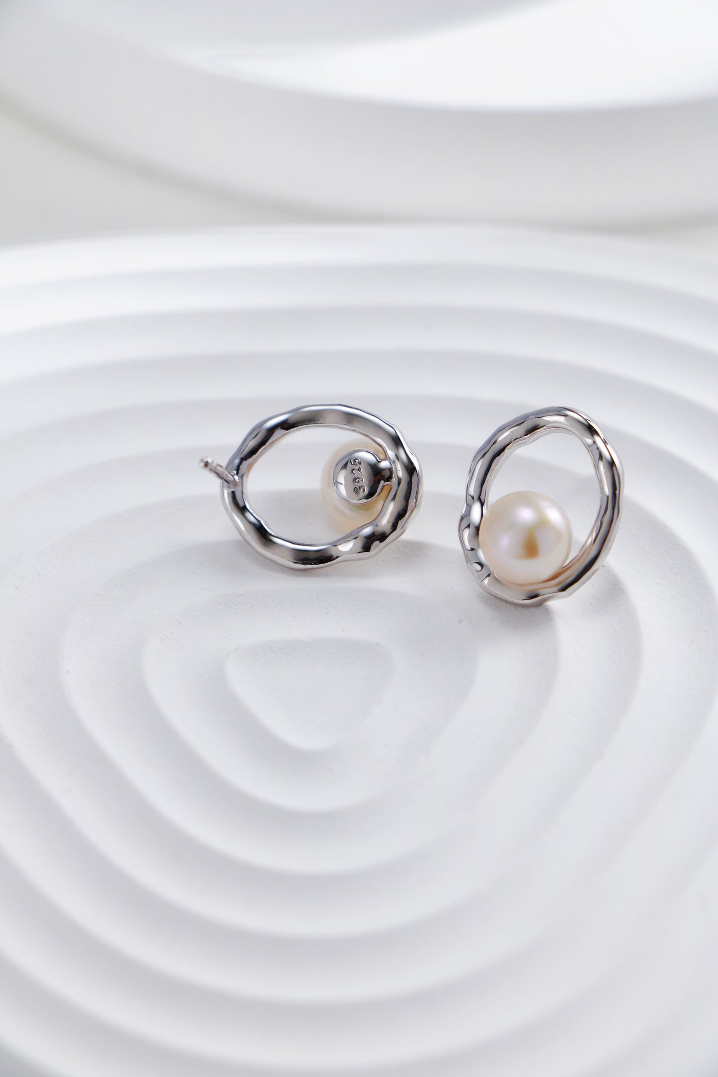 Minimalist Pearl Earrings