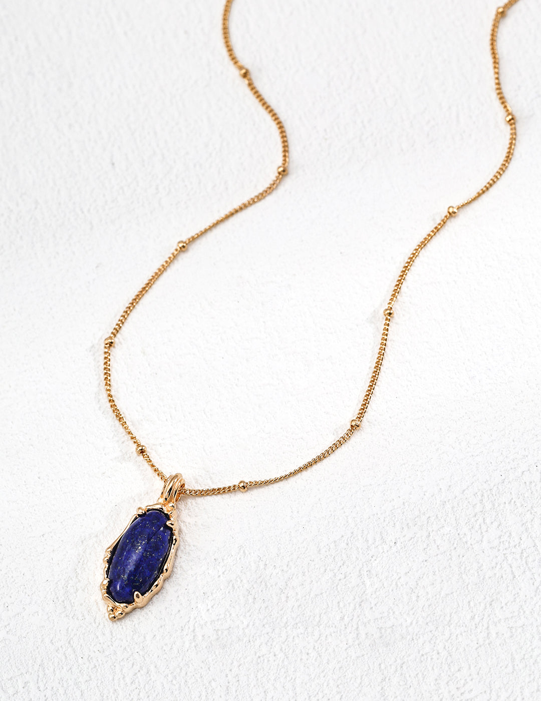 Vintage Natural Lapis Lazuli Necklace