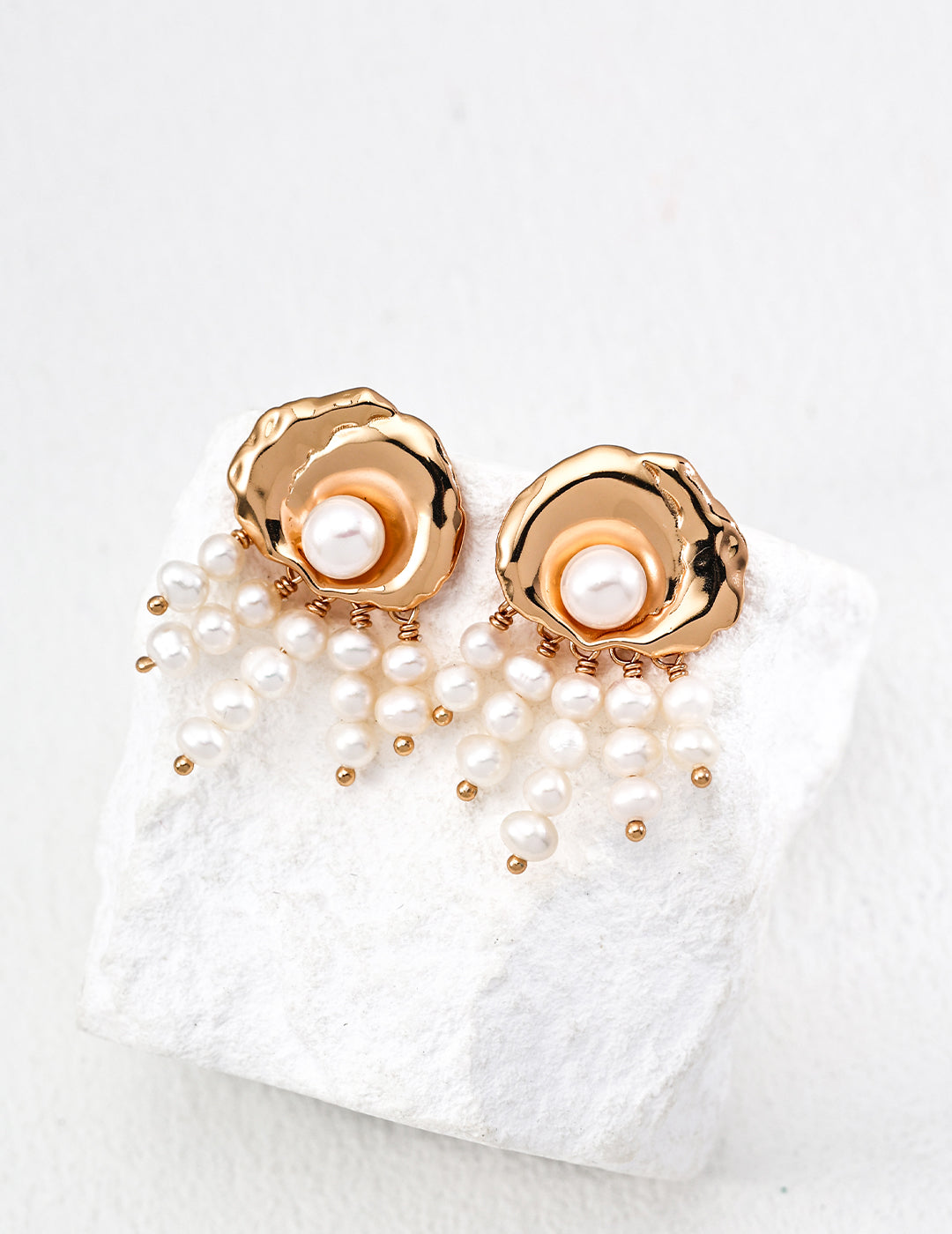 Vintage Natural Pearl Earrings