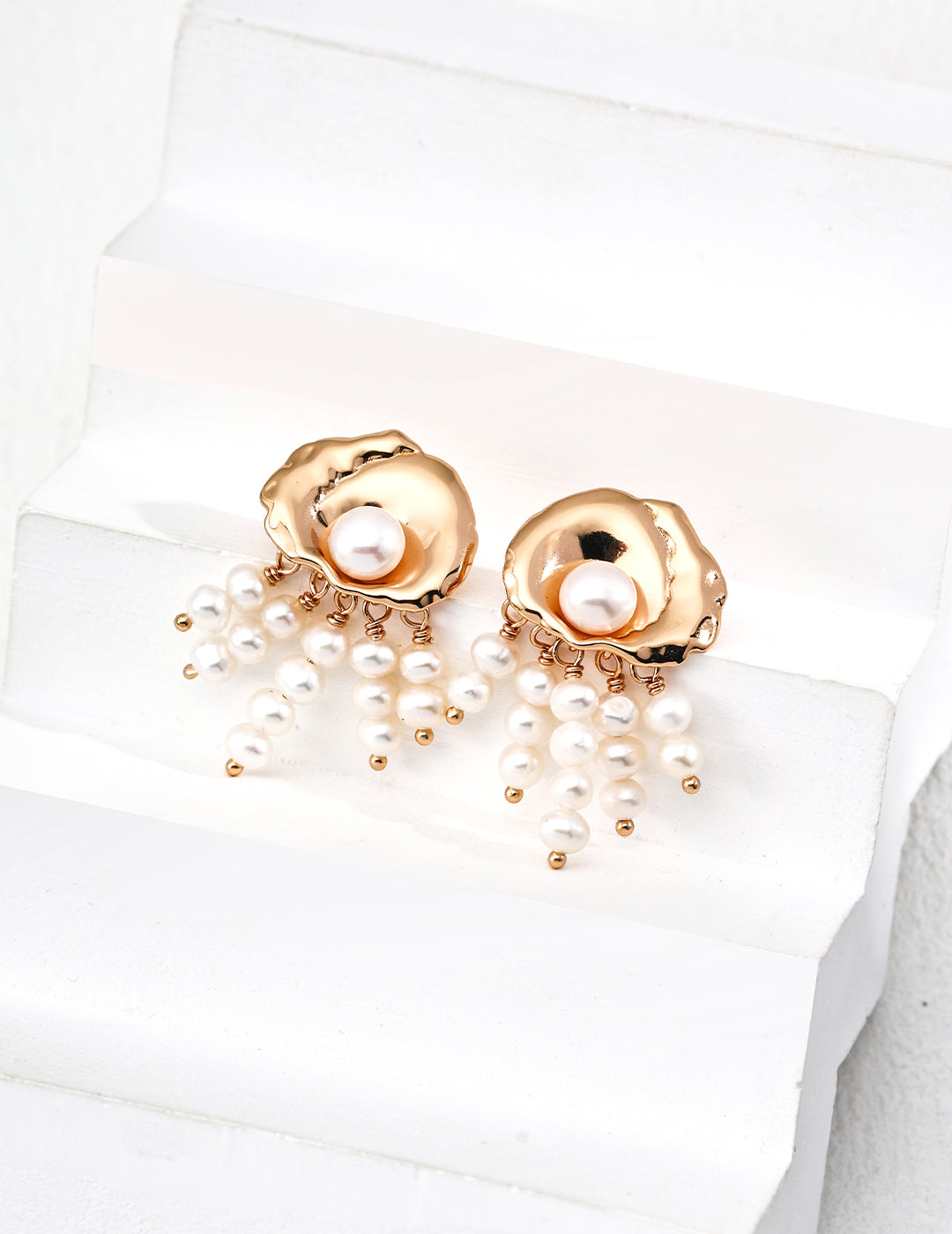 Vintage Natural Pearl Earrings
