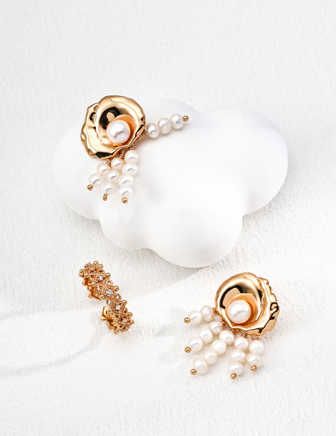 Vintage Natural Pearl Earrings