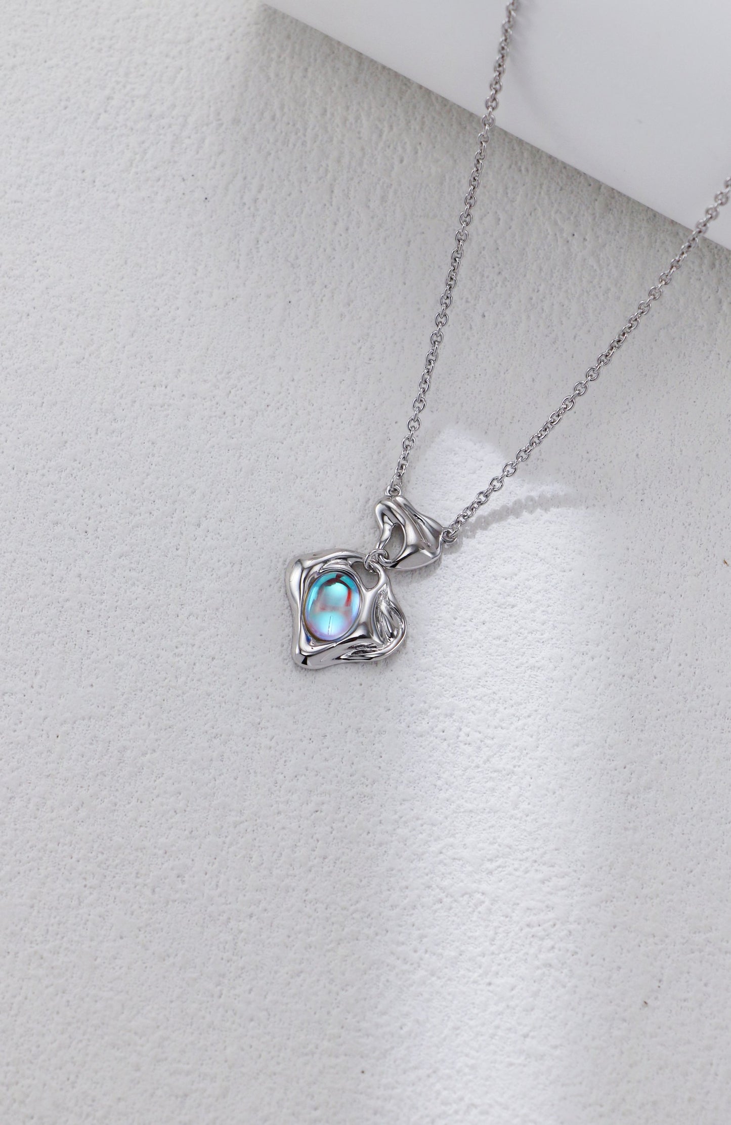 Retro Moonstone Necklace