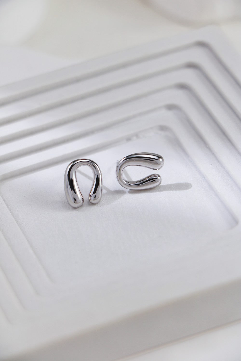 Minimalist Horseshoe Stud Earrings