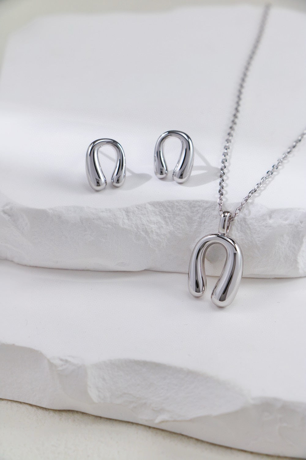 Minimalist Horseshoe Stud Earrings