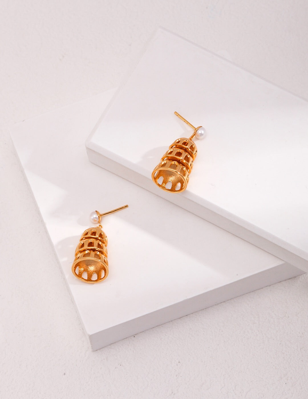 Jingle Bell Style Drop Earrings