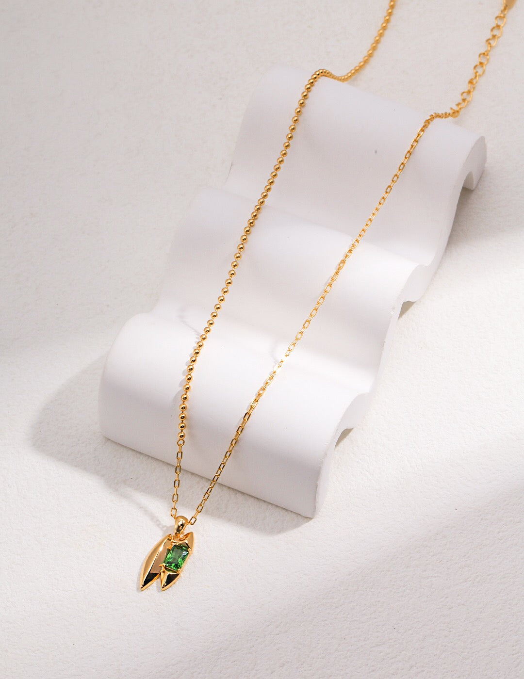 Green Zircon Necklace