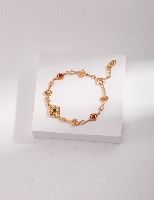 Vintage-style Zircon Bracelet