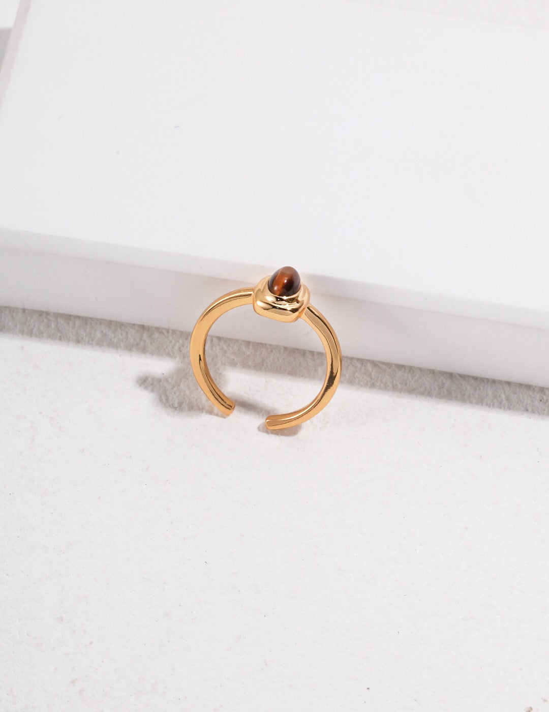 Vintage Tiger Eye Stone Ring