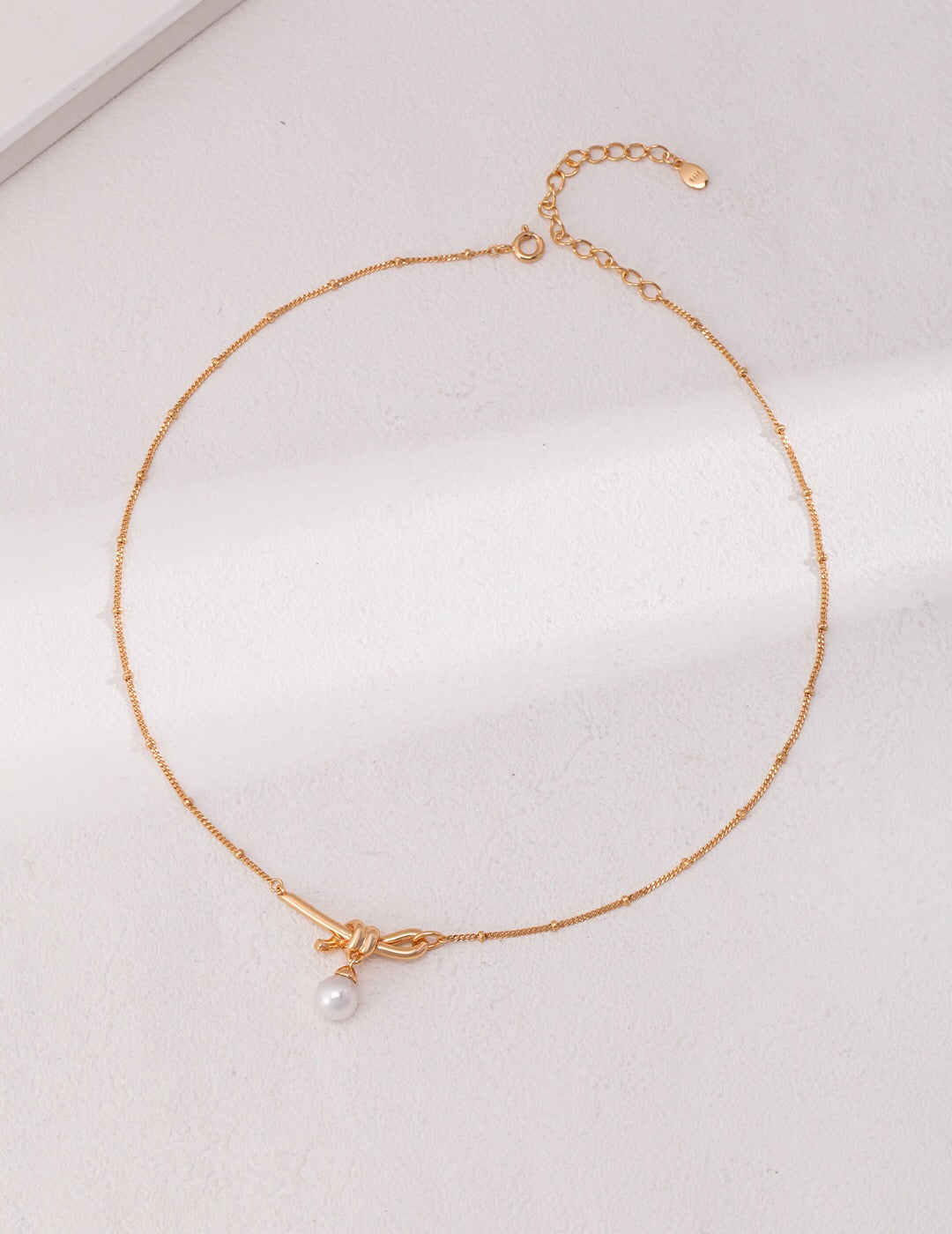 Classic Natural Pearl Twine Necklace