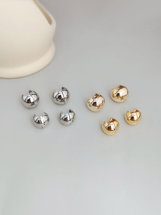 Minimalist Round Ball Earrings