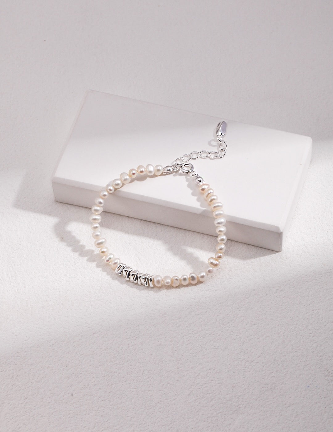 Natural Pearl Beaded Bracelet