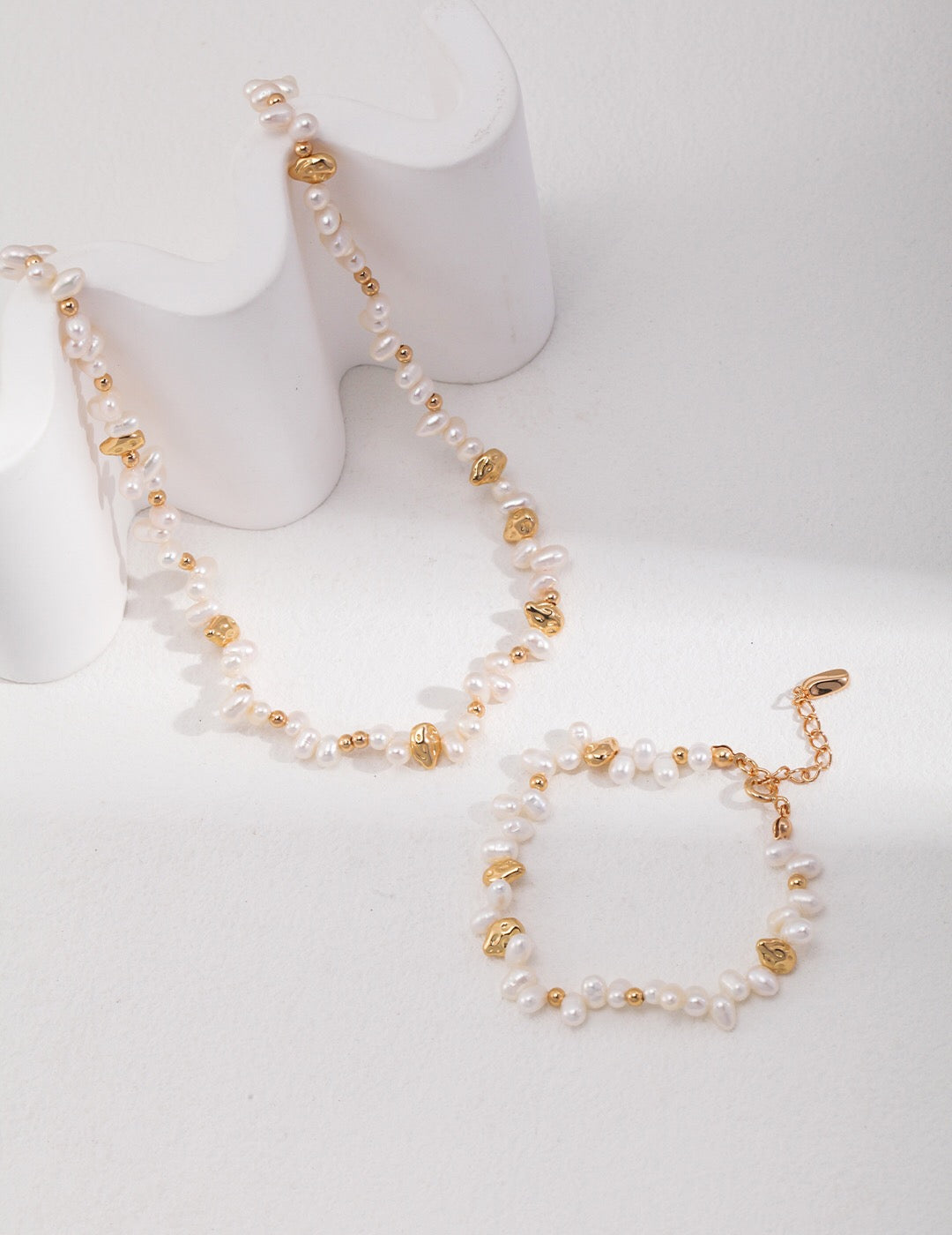 Romantic French Style Natural Pearl Necklace