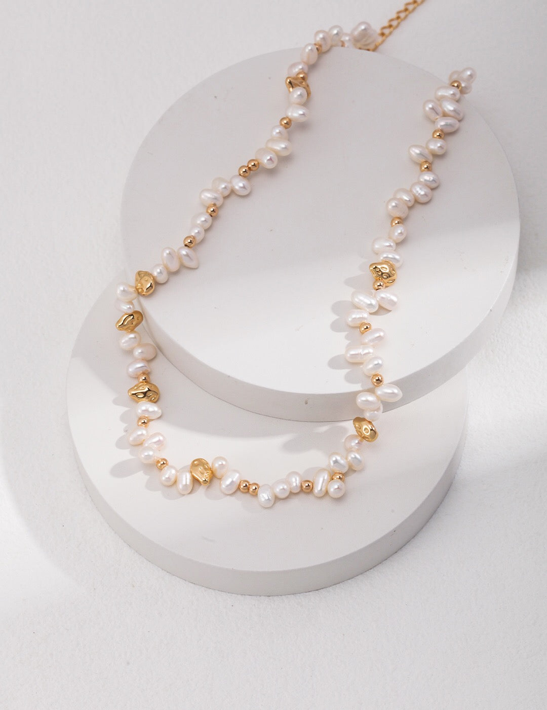 Romantic French Style Natural Pearl Necklace