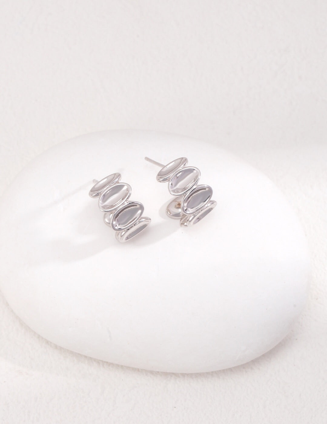 Simple Style Stud Earrings