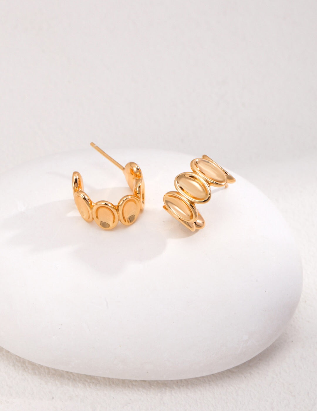 Simple Style Stud Earrings