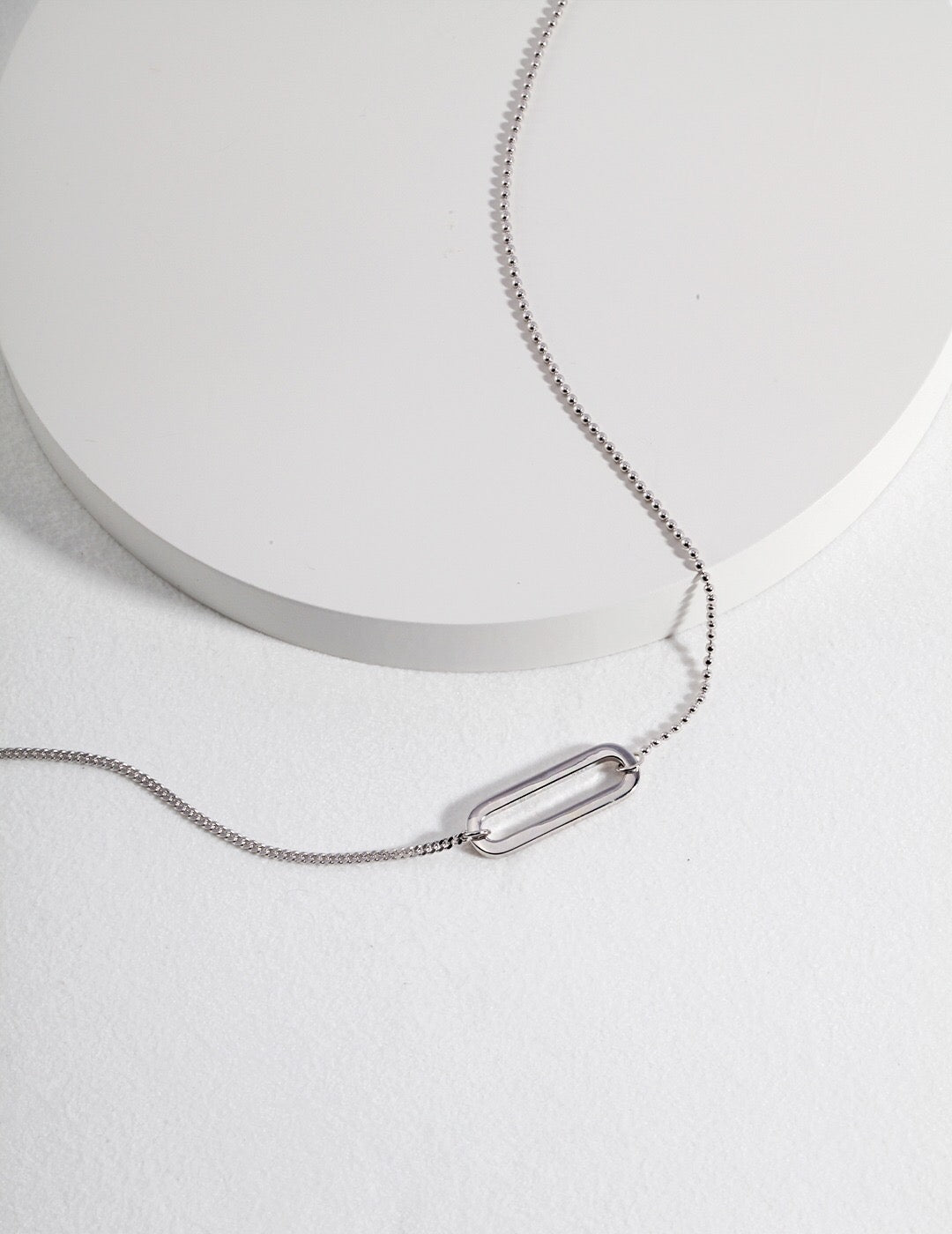 Minimalist Paperclip Necklace