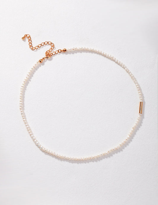 Small Potato Pearl Necklace