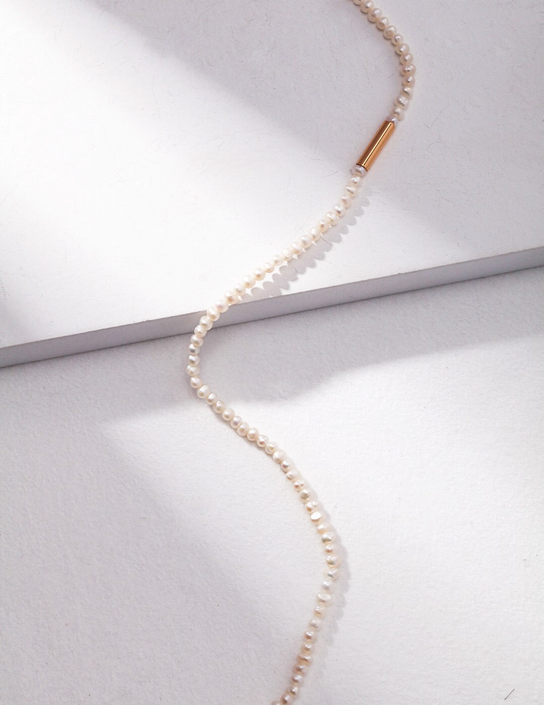 Small Potato Pearl Necklace