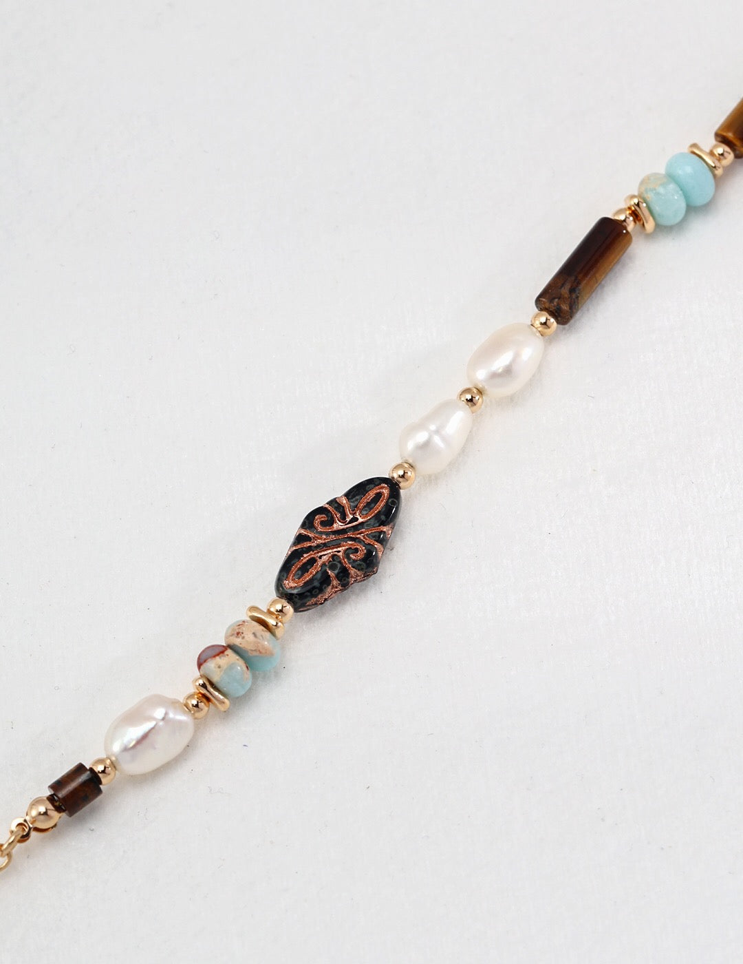 Good Vibes Pearl Multi Beaded Bracelet