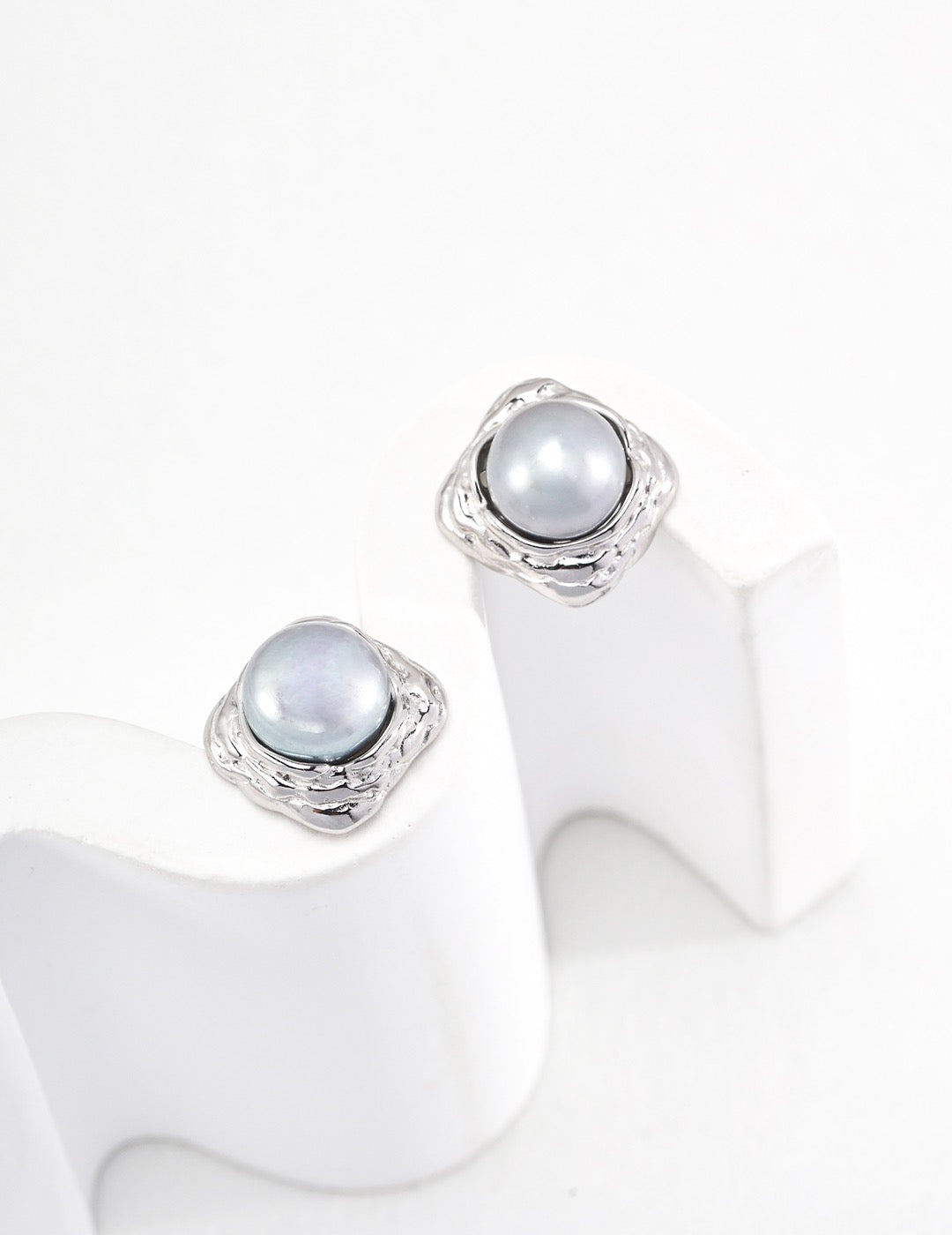 Minimalist Pearl Stud Earrings