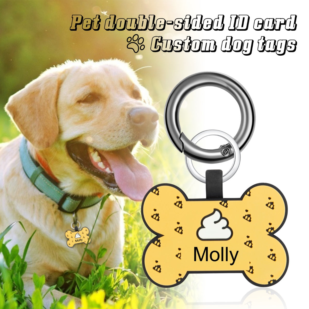 Personalized Silica gel Dog Tag