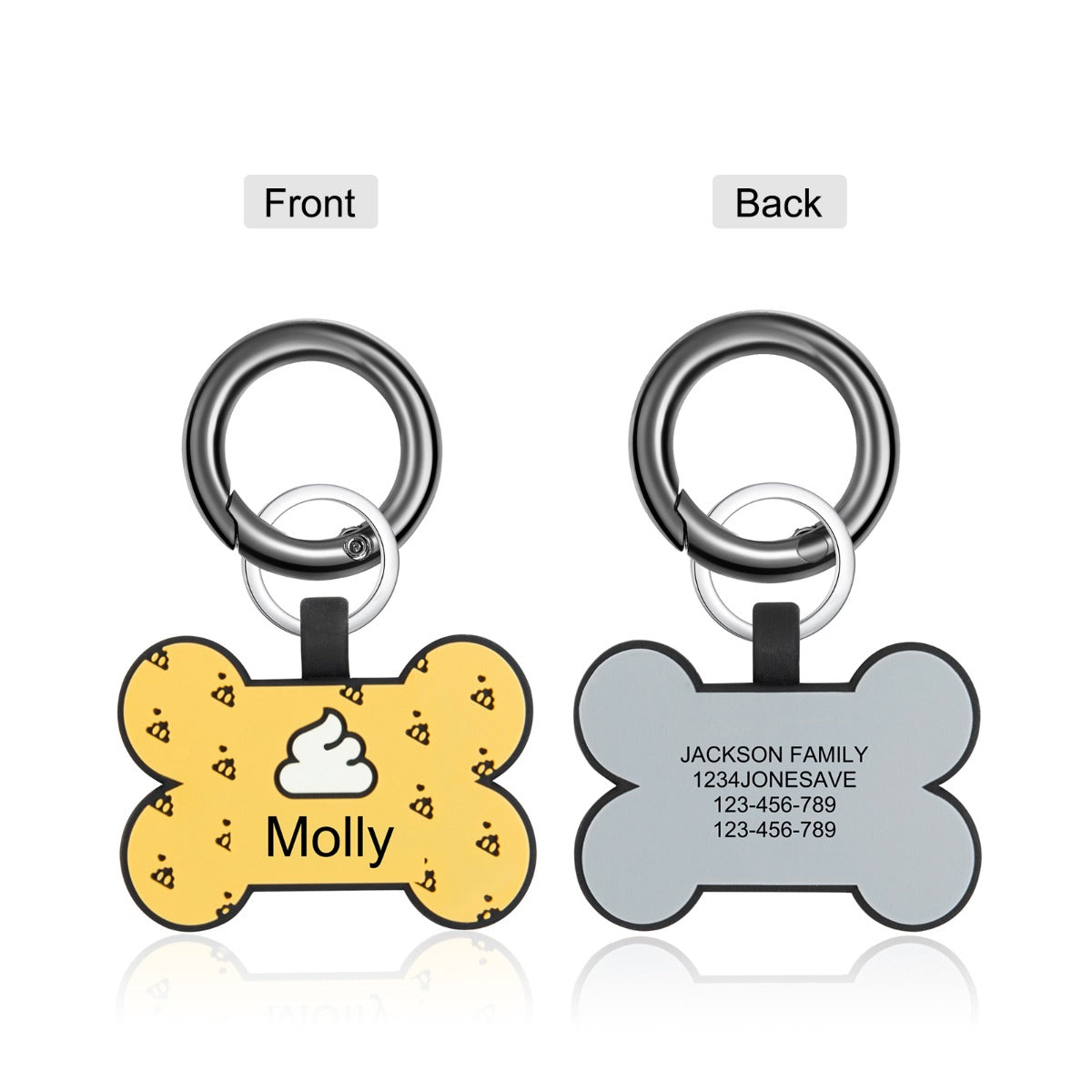 Personalized Silica gel Dog Tag