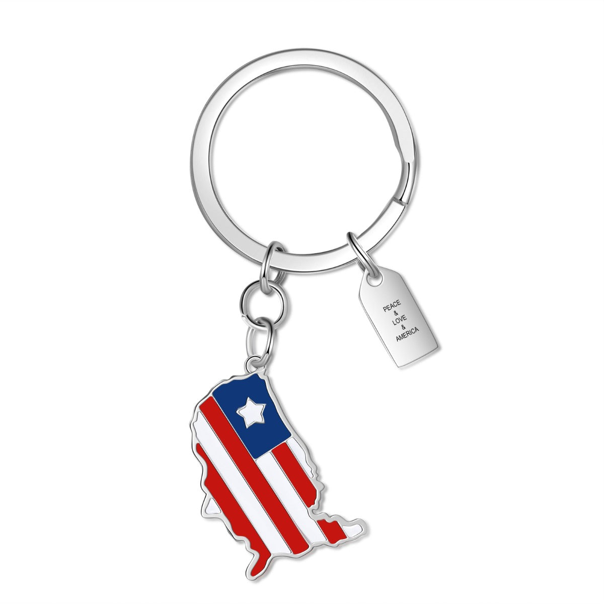 Personalized Stainless Steel Custom Keychain