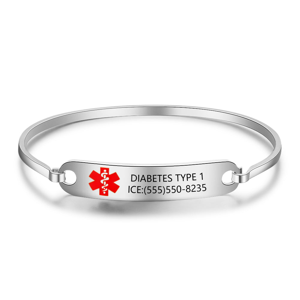 Custom Name Medical Bracelet