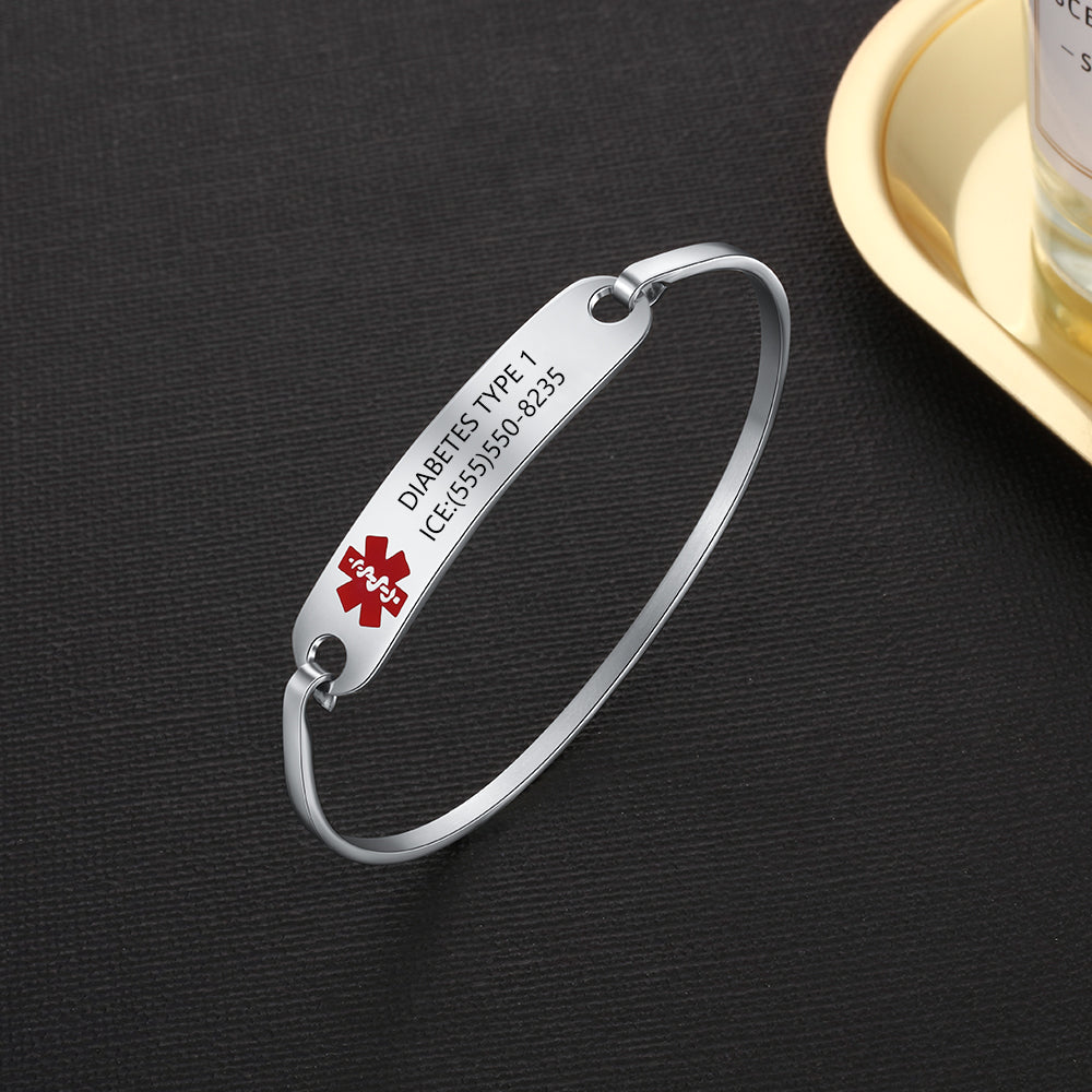 Custom Name Medical Bracelet