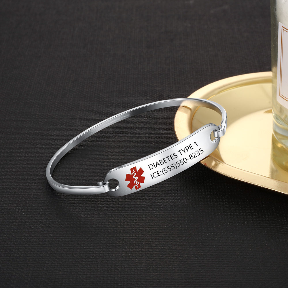 Custom Name Medical Bracelet