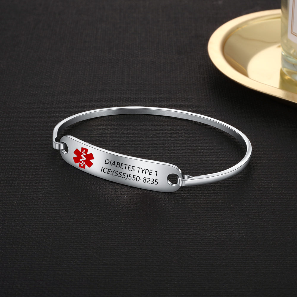 Custom Name Medical Bracelet